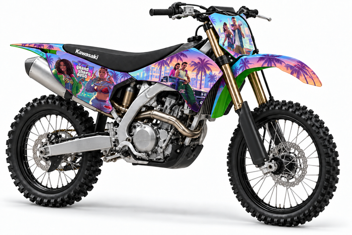 Déco Kawasaki – GTA pastel
