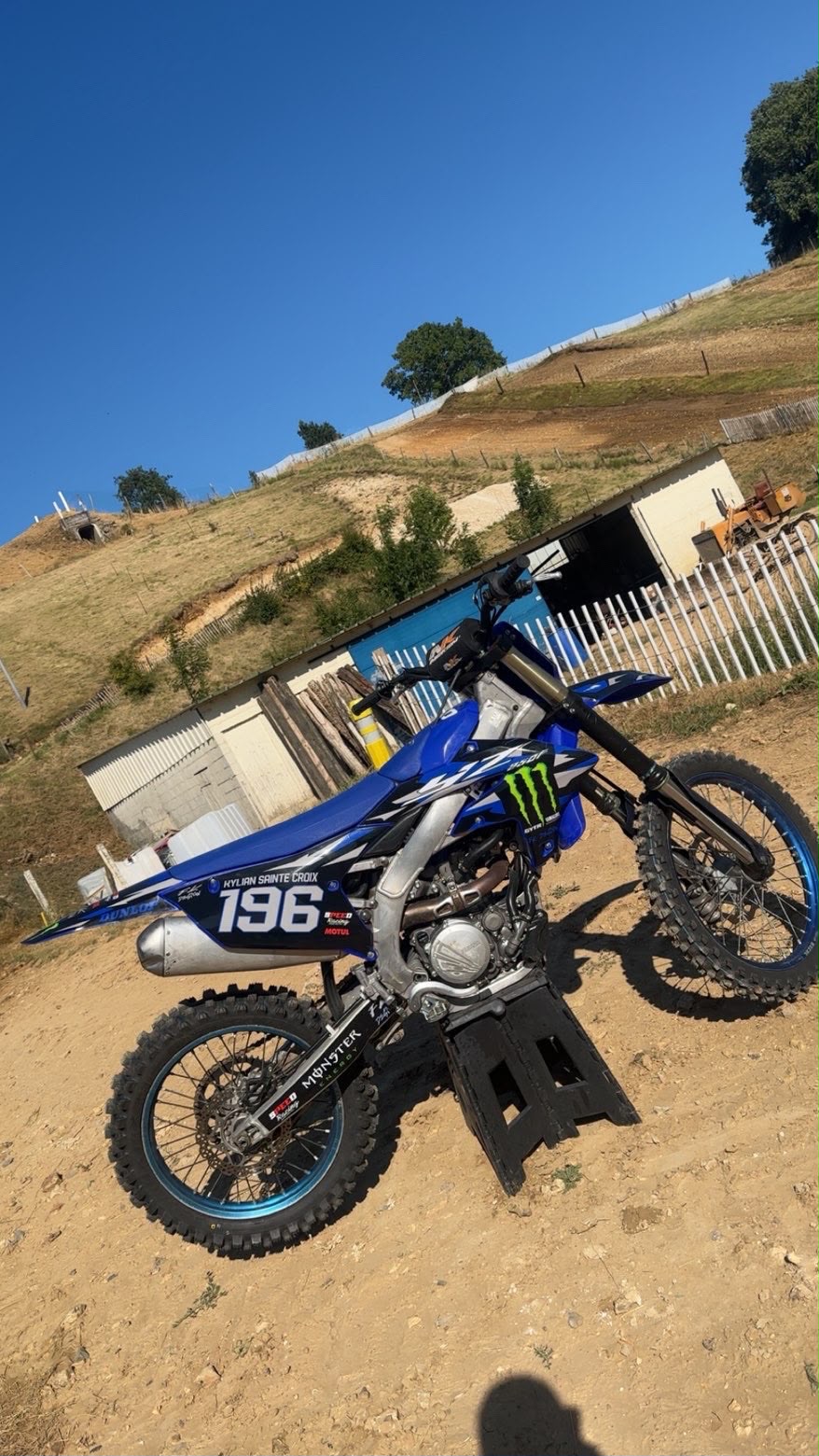 Moto après personnalisation